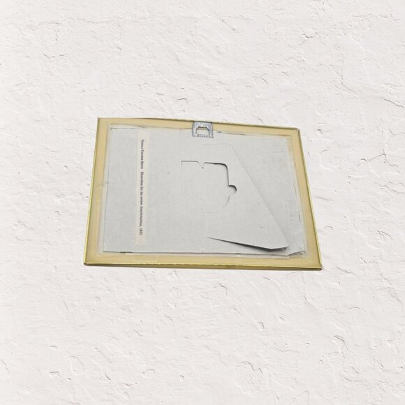 Vintage Antique Framed Thomas Theodor Heine Print Simplicissimus - Picture 5 of 9